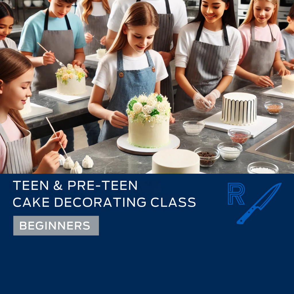 Teen & Pre-Teen Cake Decorating Class – April 5th 11AM - 1PM