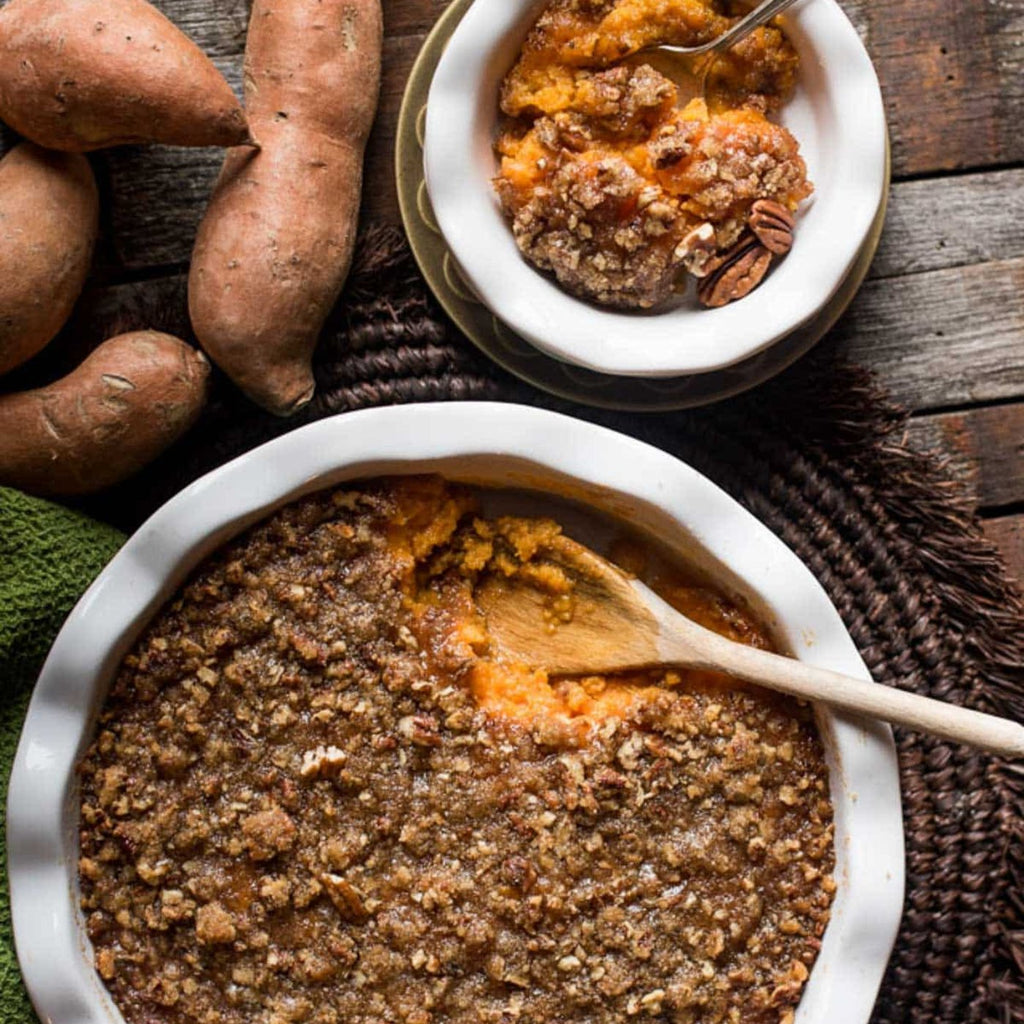 Sweet Potato Casserole with Praline Brown Sugar Crumble - PAN Pre-Order