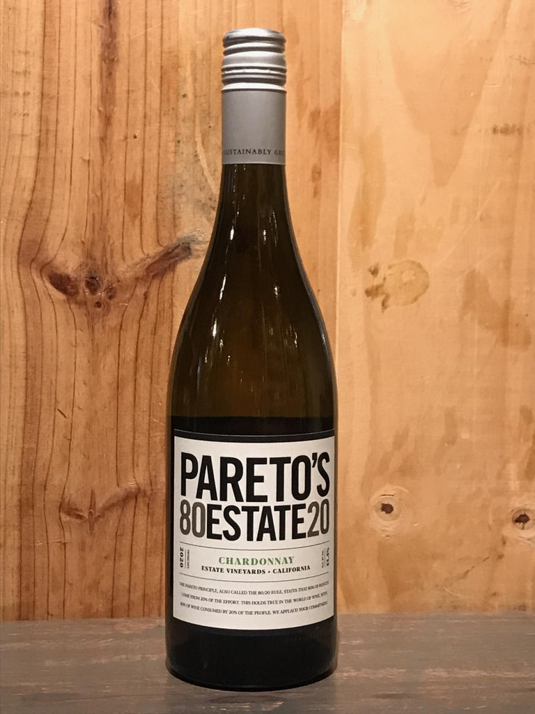 Pareto's Estate 80 20 Chardonnay